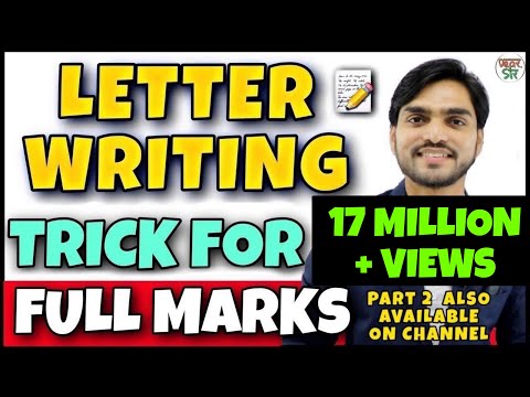 Letter Writing in English Trick | Letter Writing | Letter Writing in Hindi/English Format|CBSE 10/12