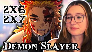 RENGOKU BREAKS MY HEART | DEMON SLAYER 2x6 & 2x7 REACTION Akaza & Set Your Heart Ablaze