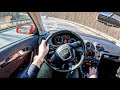 2005 Audi A3 8P Sportback Quattro 2 0 TDI 140HP POV Test Drive 1106 Joe Black
