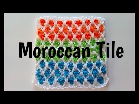 #290 - Moroccan Tile Stitch - 2018 Granny Square CAL