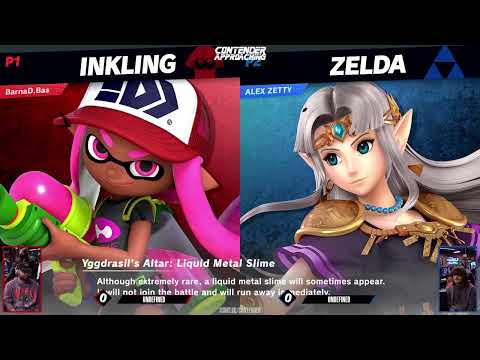 CA 145 - Barnabas (Inkling) Vs. Zefty (Zelda) - Pools - SSBU