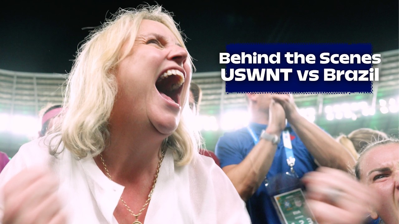 Behind the Scenes: USWNT vs Brazil 🎥