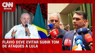 Vídeo: Flávio Bolsonaro deve evitar subir tom de ataques a Lula; entenda | CNN PRIME TIME