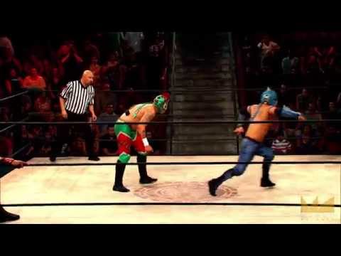 Lucha Underground 1/7/15: "Aztec Warfare" - Drago, Cuerno, Fenix, Ivelisse, Mundo