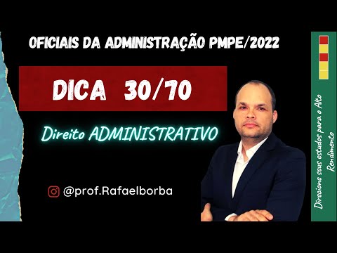 DICA 30/70 : CFOA/PMPE/2022