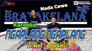 Download lagu NGAPLANG NGAPLANG Karaoke KENDANG RAMPAK Version (Emek Aryanto) || Nada Cewe mp3