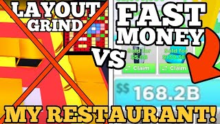 HOW TO make MONEY FAST in My Restaurant! WITHOUT a best LAYOUT or AFK
