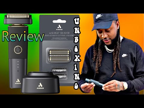 Andis 17300 reSURGE Electric Lithium Titanium Precision Foil Wet/Dry Rechargeable Shaver, Black video review thumbnail