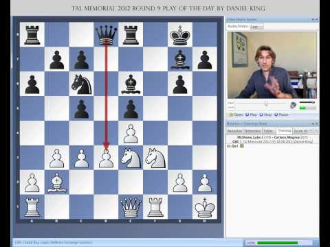 Tal Memorial 2012 Round 9 Play of the Day by Daniel King: McShane - Carlsen