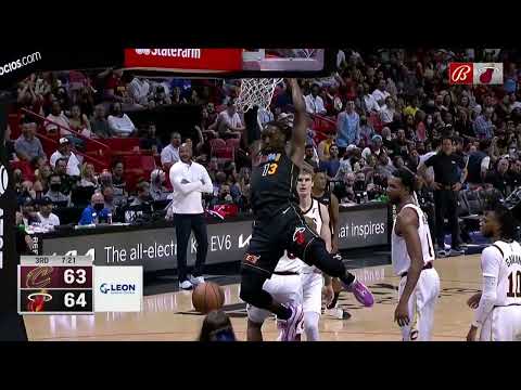 Bam Adebayo HEATS UP for 30 PTS, 17 REB vs  Cavaliers 🔥