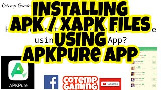 HOW TO INSTALL APK / XAPK FILES USING APKPure APP | GUIDE | ENGLISH SUBTITLE