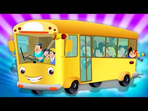 Hjul På Bussen | Sang For Barn | Barn Musikk | Wheels On The Bus
