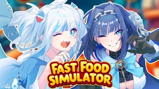 ( - - 【Fast Food Simulator】Legend Is Made Here With @GawrGura