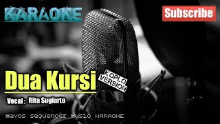 Download lagu DUA KURSI |Koplo Version| -Rita Sugiarto- KARAOKE mp3