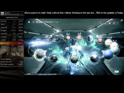 [PC] Warframe - Hardcore Boss Rush (24:41.66)