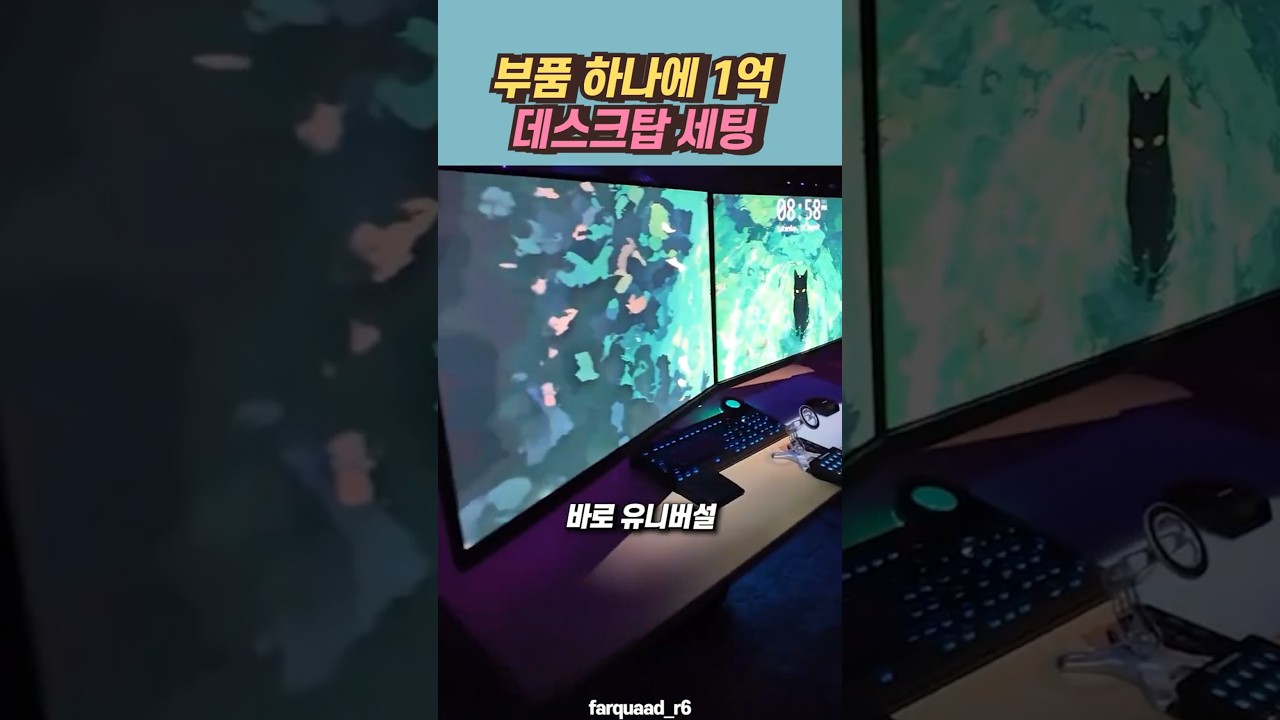 [과학기술·AI 인기영상] 부품 하나에 1억 데스크탑 세팅