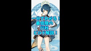 【原神】1分で分かる！行秋のビルド解説！