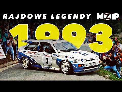 Ford Escort RS Cosworth, Mitsubishi Lancer EVO 1, oraz ... nowi bohaterowi w WRC  | Sezon 1993