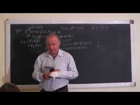 1/2 Lectia 1094 - Proprietatile modulului unui numar real - Exercitii din tema acasa - Clasa 8