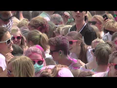 Blick ins Sendegebiet: Holi - Festival in Rodenkirchen