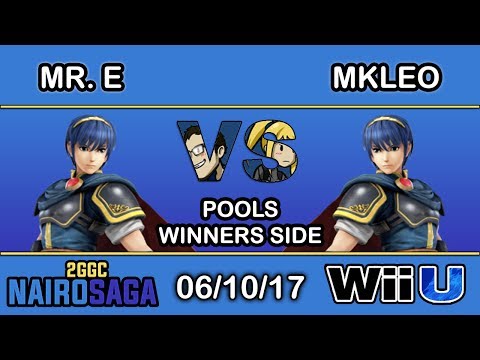 2GGC: Nairo Saga - RvL | Mr. E (Marth) Vs. Echo Fox MVG | MkLeo (Marth) Pools Winners Side