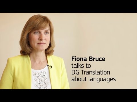 Fiona Bruce talks to DG Translation about languages