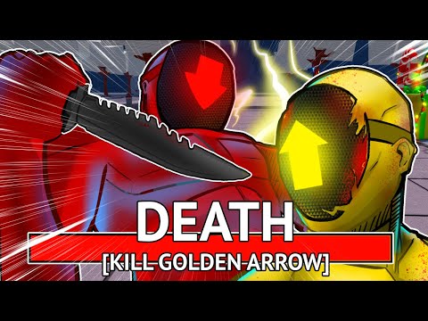 GOLDEN ARROW vs RED ARROW - THE FINAL FIGHT - Roblox The Strongest Battlegrounds (NOT CANON)