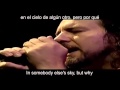 Pearl Jam Black Lyric Ingles Español 