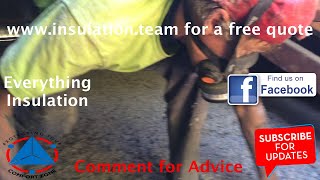 Finished cellulose fibre insulation job   in ceiling walls 2016 07 04 11 28 40