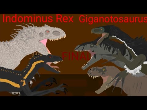 Indominus rex vs Giganotosaurus Part 3 (FINAL) Animation