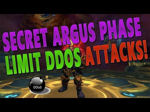 Mythic "Argus the Unmaker" NEW SECRET Phase & Limit DDOS Attack Among Guildmates | World of Warcraft