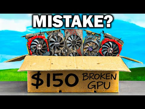I Bought 5 Broken GPUs for $150…Big Mistake?!