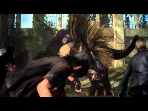 Final Fantasy XV: Episode Duscae Behemoth fight Part 1