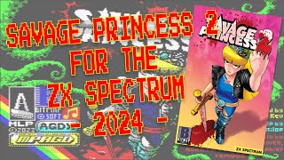 Savage Princess 2 for the ZX Spectrum from Bitmap Software (2024)