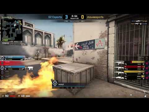 CS GO POV Demo G2 kennyS 32 18 vs Mousesports de dust2