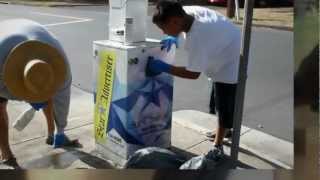 preview picture of video 'Totally Against Graffiti Community Clean-Up and Graffiti Paint-Out 10-27-12'