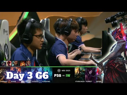 PSG vs IW - Day 3 LoL MSI 2021 Group Stage | PSG Talon vs İstanbul Wildcats full game