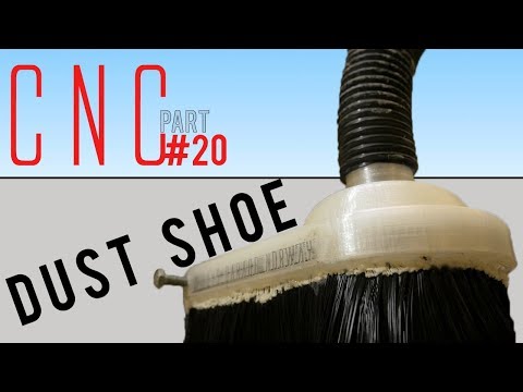 First DIY CNC build (part 20) - Making the DUST SHOE | diy | FUSION 360