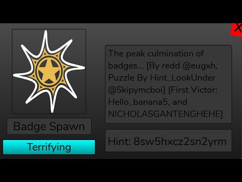 Badge Spawn [Find The Spawns]