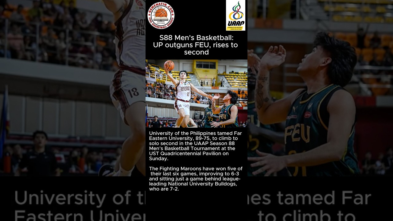 UAAP Men's Basketball: UP dominates FEU