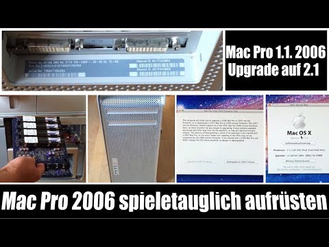 (RP) #71 - Mac Pro 1.1/2.1 (2006) Part 1 - Upgrading for gaming - Firmware Update (German)