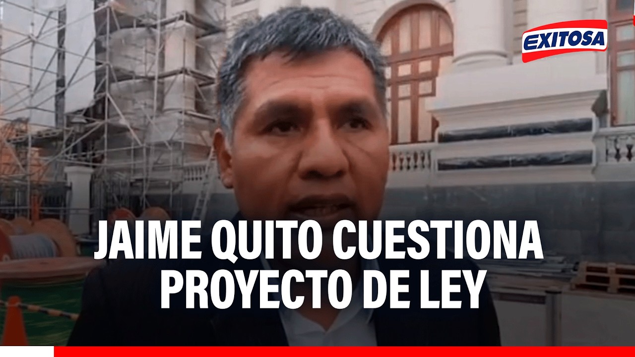 🔴🔵Jaime Quito cuestiona proyecto que permitiría a policías y militares evitar la justicia ordinaria