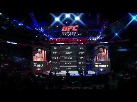 UFC 263: McKinney vs. Frevola (Full Fight Highlights)