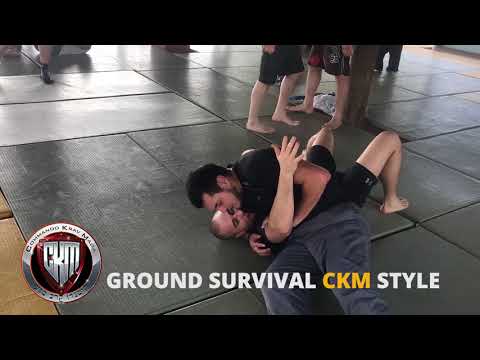 GROUND SURVIVAL IS A VERY STRONG PART OF COMMANDO KRAV MAGA- (CKM)