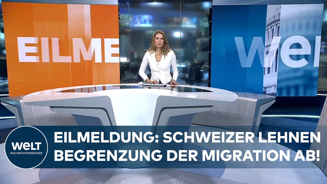SCHWEIZ Referendum Zuwanderung: Mehrheit lehnt Begrenzung der Migration und Einwohnerzahl ab | EIL