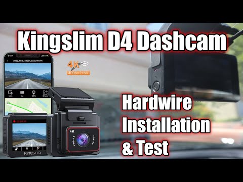 Upgrade Your Car with Kingslim D4 Dash Cam | Watch the Road in 4k