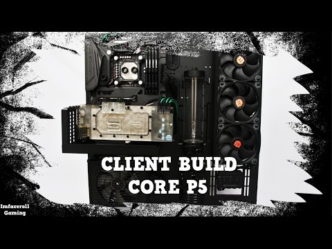 Client build Custom Water cooled Thermaltake Core P5 Gaming PC Build - Liquid cooled PC mod PART 1/3