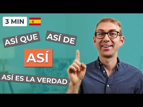 🇪🇸  Learn SPANISH in 3 minutes: Así