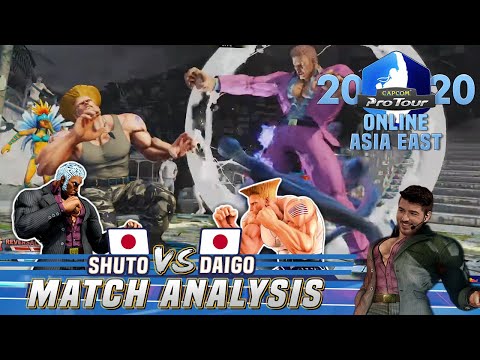 SFV CE Match Analysis: CPT Online Asia East 1 - Shuto (Urien) vs. Daigo (Guile)