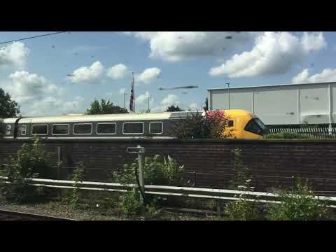 Passing the APT class 370 train nearby Crewe onboard a class 390 part 2
